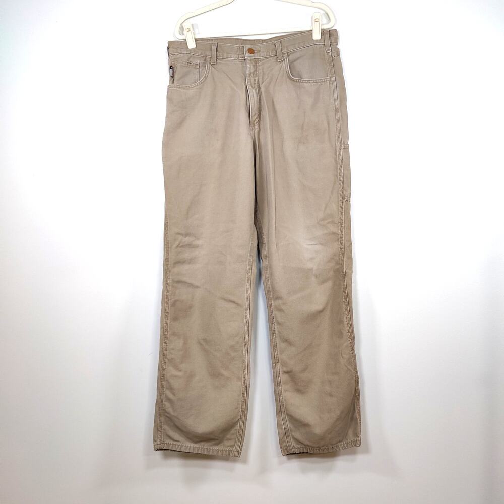 Carhartt‎ FR CAT 2 Flame Resistant Work Pants Khaki 36x34
